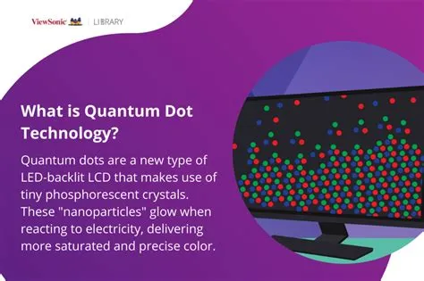 ¿Qué es Quantum Dots y cómo se utiliza en pantallas de alta eficiencia?